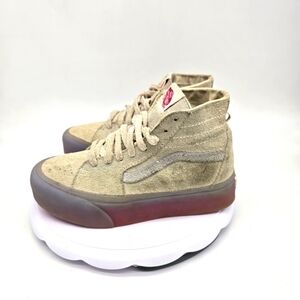 Vans Women's Tan High-Top Sneakers